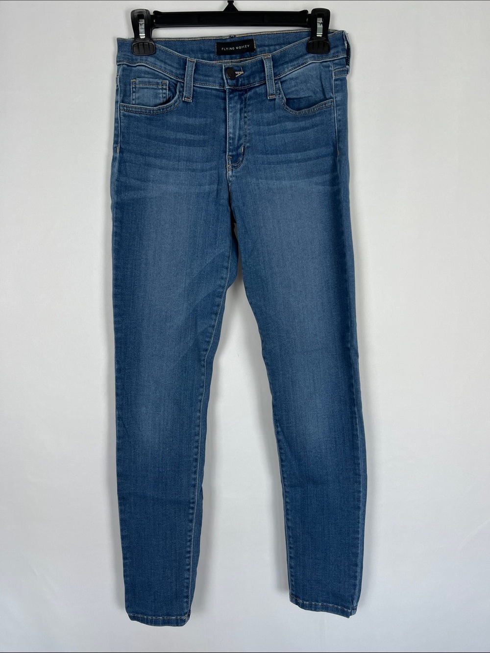 Flying Monkey Mid-Rise Medium Blue Skinny Jeans